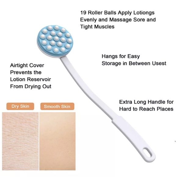 Walgreens Body Wash & Lotion Applicator Set 2 Handles 1 Applicator 1 Bath Sponge - Picture 5 of 5